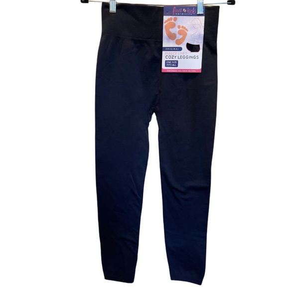 First Kick Black Maternity Leggings One Size Brand New - Picture 1 of 5
